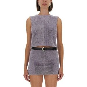 Self-Portrait Metal Mesh Top - NWT
